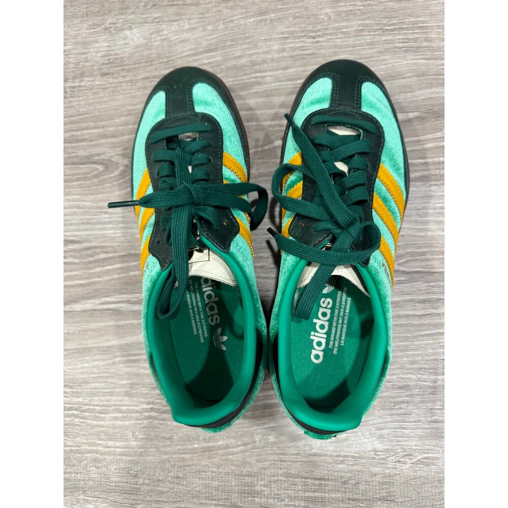 Adidas Samba OG Court Collegiate Green and Yellow Sneakers NEW - Picture 4 of 6